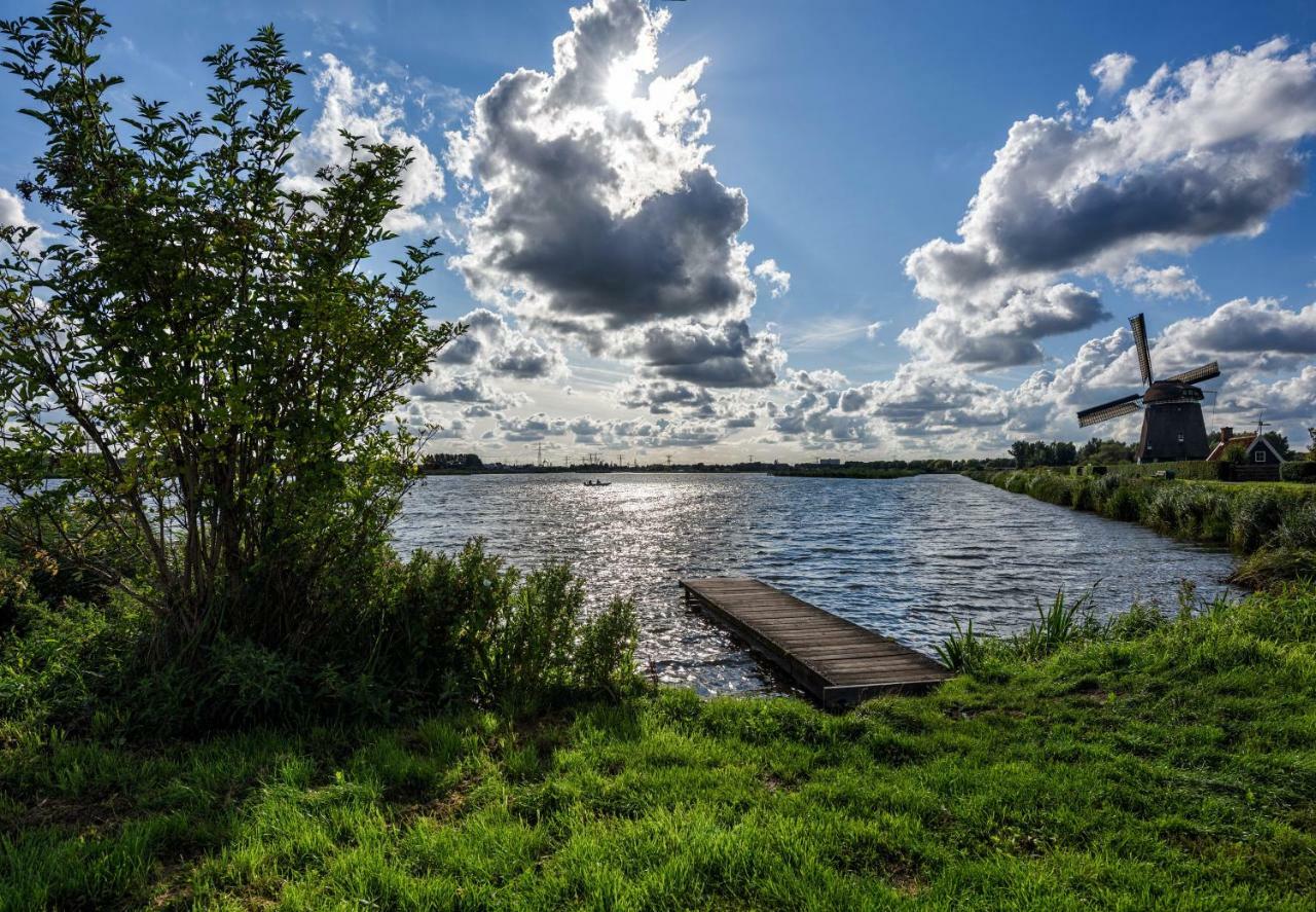 Het Dobbertje, Charmant Houten Huisje Sint Maartensvlotbrug Kültér fotó